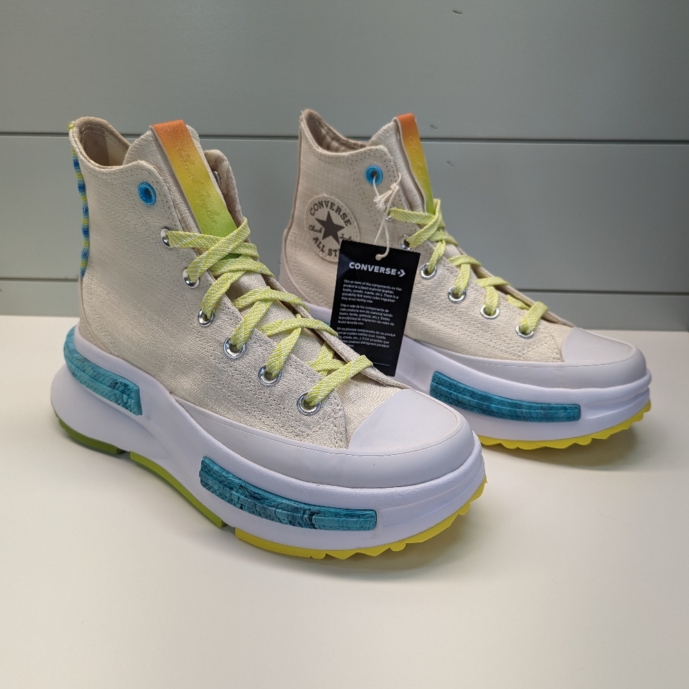 Converse Run Star Legacy CX Mi Gente Mi Alegria Platform Light Sneakers Women 7